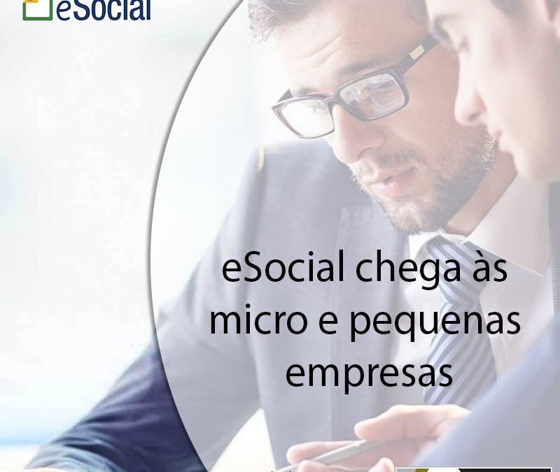 eSocial chega às micro e pequenas empresas.