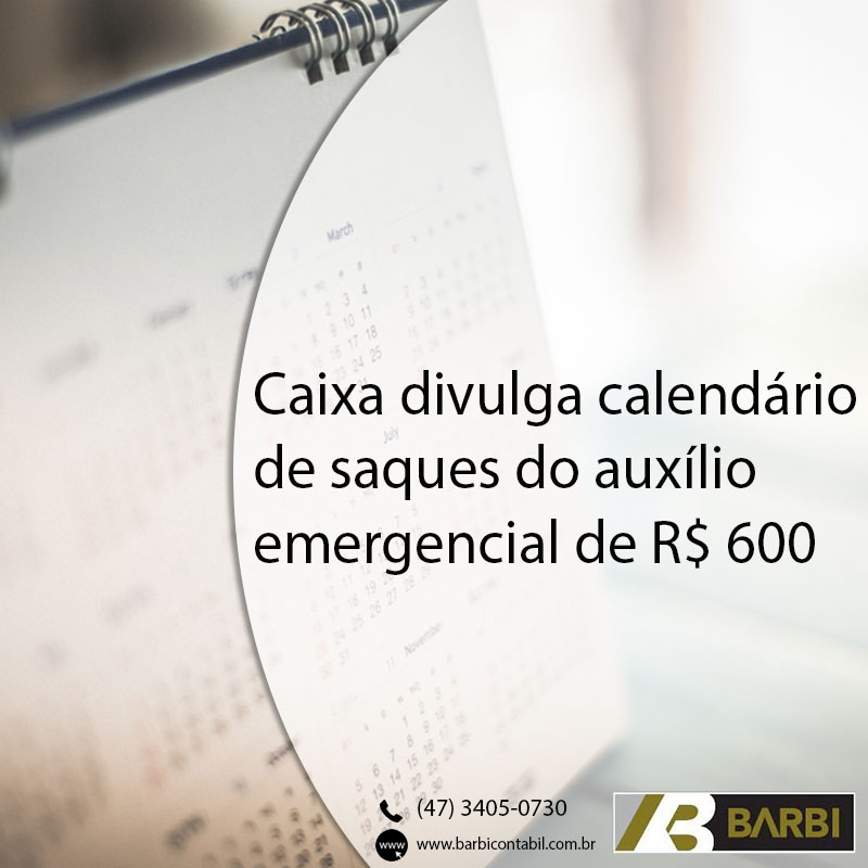 Caixa Divulga Calend Rio De Saques Do Aux Lio Emergencial De R