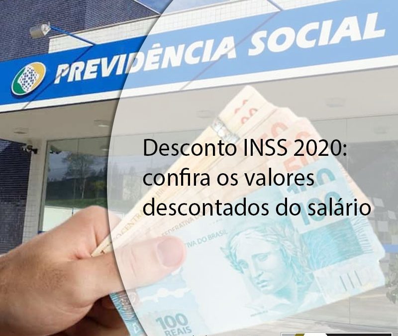 Desconto INSS 2020: confira os valores descontados do salário.