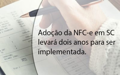 Adoção da NFC-e em SC levará dois anos para ser implementada.
